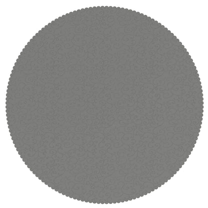 Table Cloth 5 pcs Round Light Grey Ø 140 cm