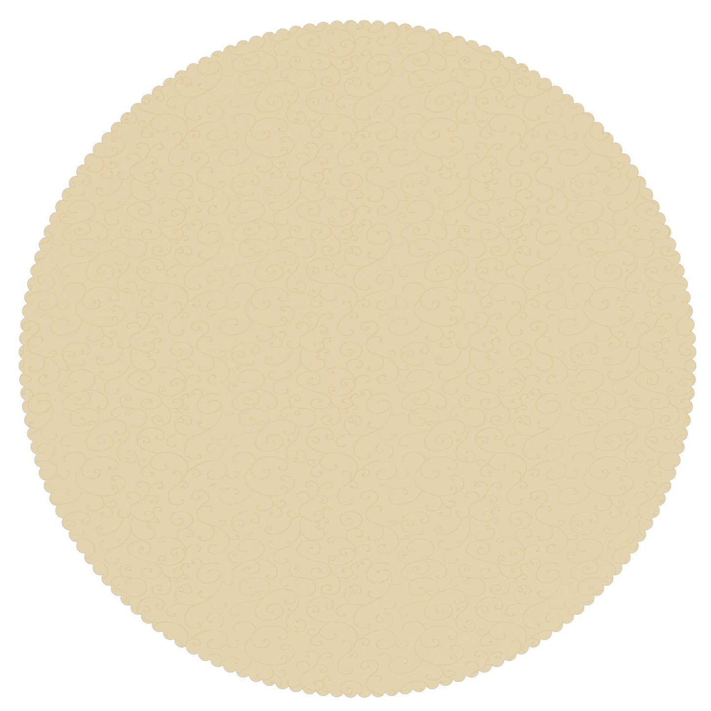 Table Cloth 5 pcs Round Cream White Ø 140 cm