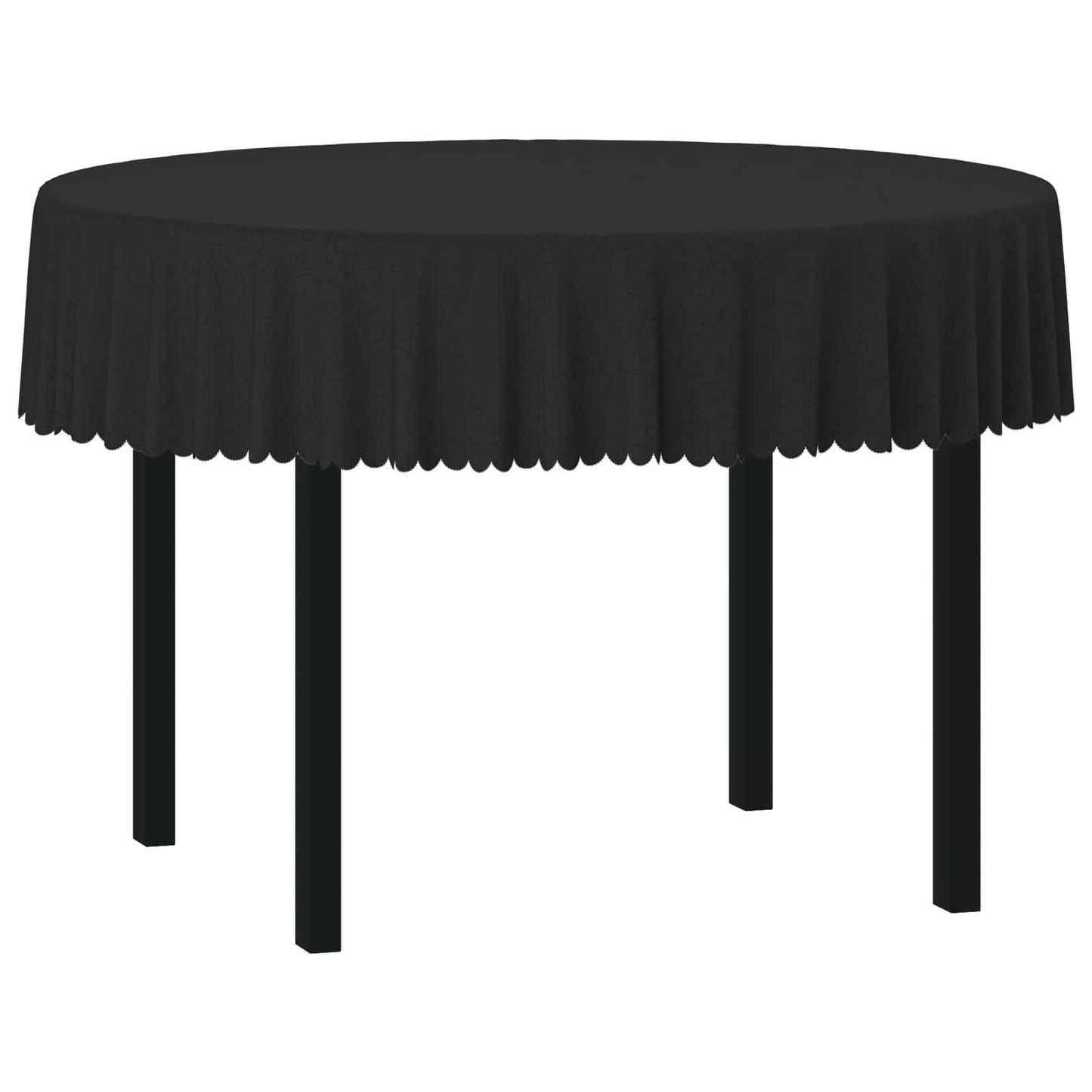 Table Cloth 5 pcs Round Dark Grey Ø 160 cm