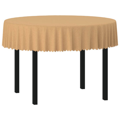Table Cloth 5 pcs Round Beige Ø 160 cm
