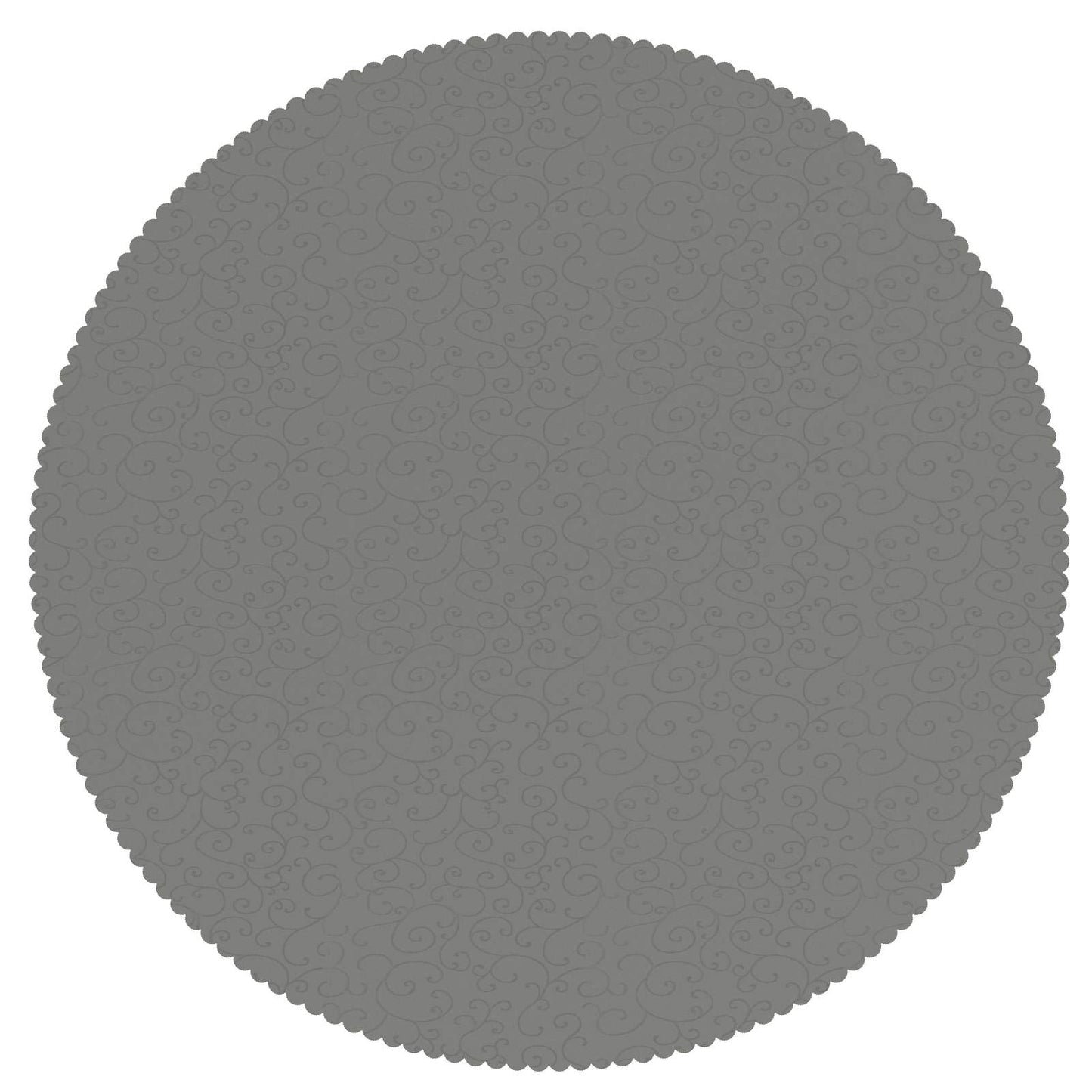 Table Cloth 5 pcs Round Light Grey Ø 180 cm