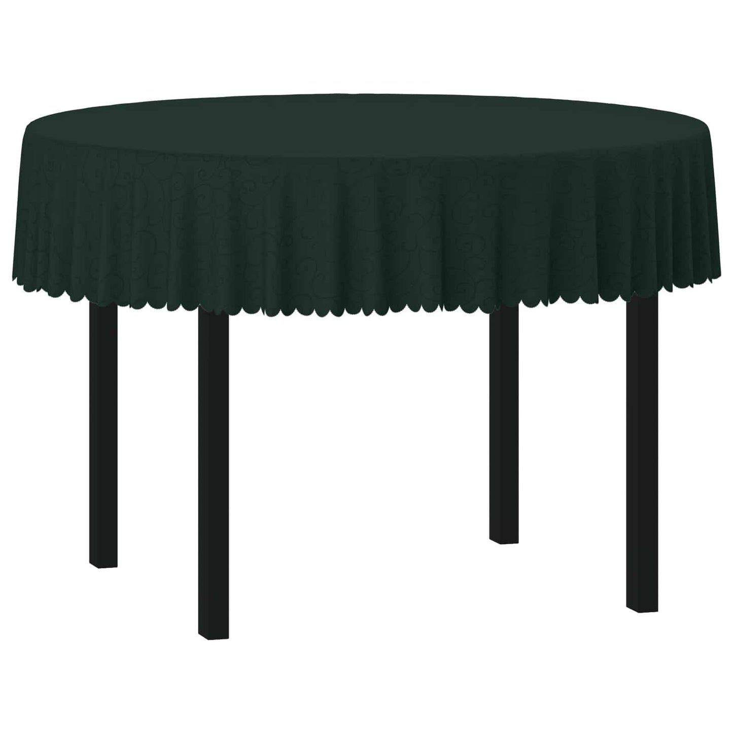 Table Cloth 5 pcs Round Dark Green Ø 180 cm