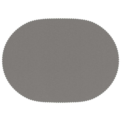 Table Cloth 5 pcs Oval Light Grey 130 x 180 cm