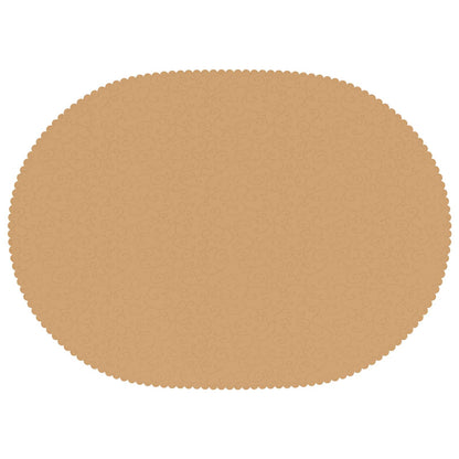 Table Cloth 5 pcs Oval Beige 130 x 220 cm