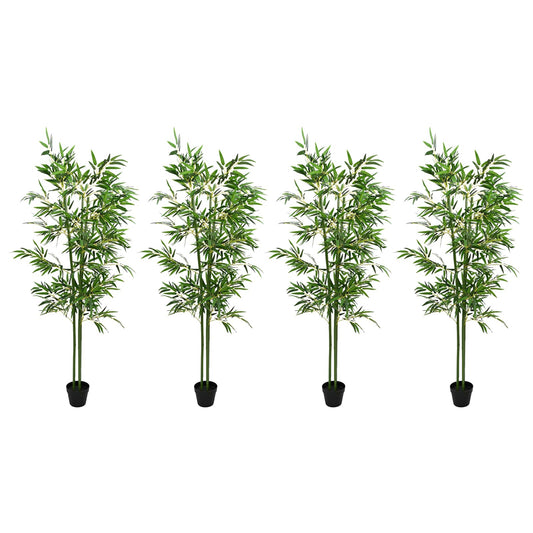 Artificial Bambo Tree 4 pcs Green 60 x 18 x 190 cm
