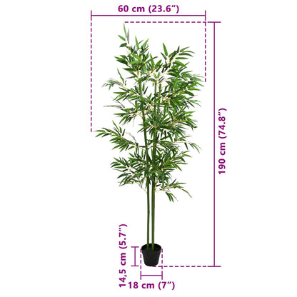 Artificial Bambo Tree 4 pcs Green 60 x 18 x 190 cm