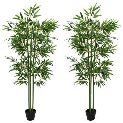 Artificial Bambo Tree 2 pcs Green 45 x 18 x 175 cm