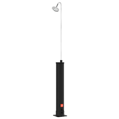 Solar Shower with Shower Head PVC, ABS, Zinc Alloy Black
