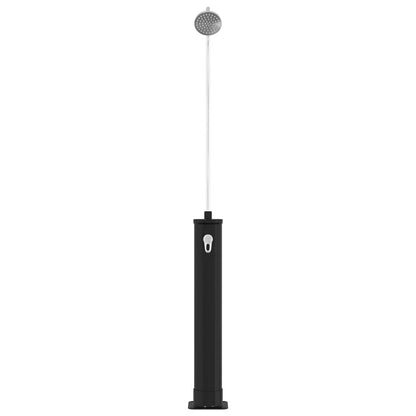 Solar Shower with Shower Head PVC, ABS, Zinc Alloy Black