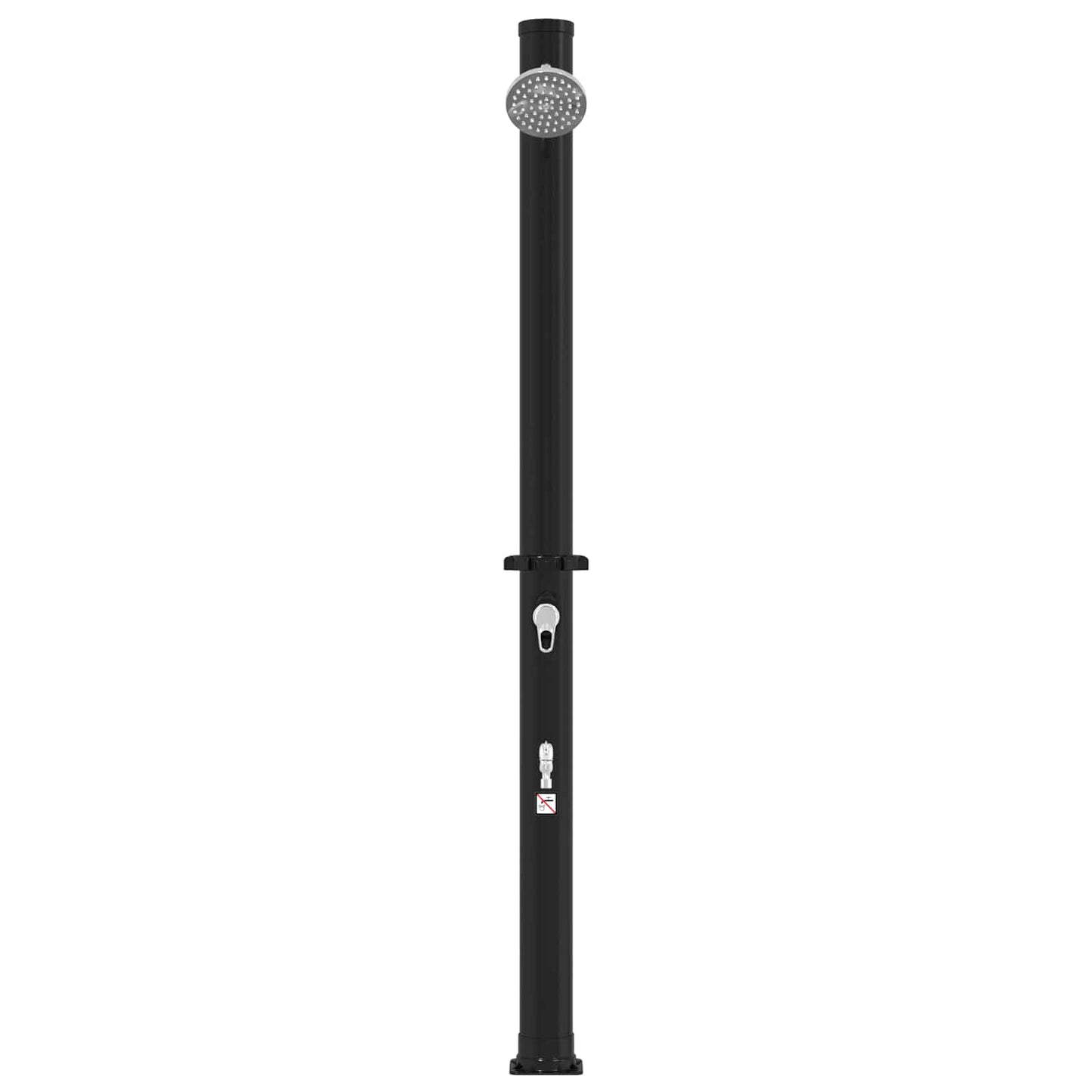 Solar Shower with Shower Head and Faucet PVC, ABS, Zinc Alloy