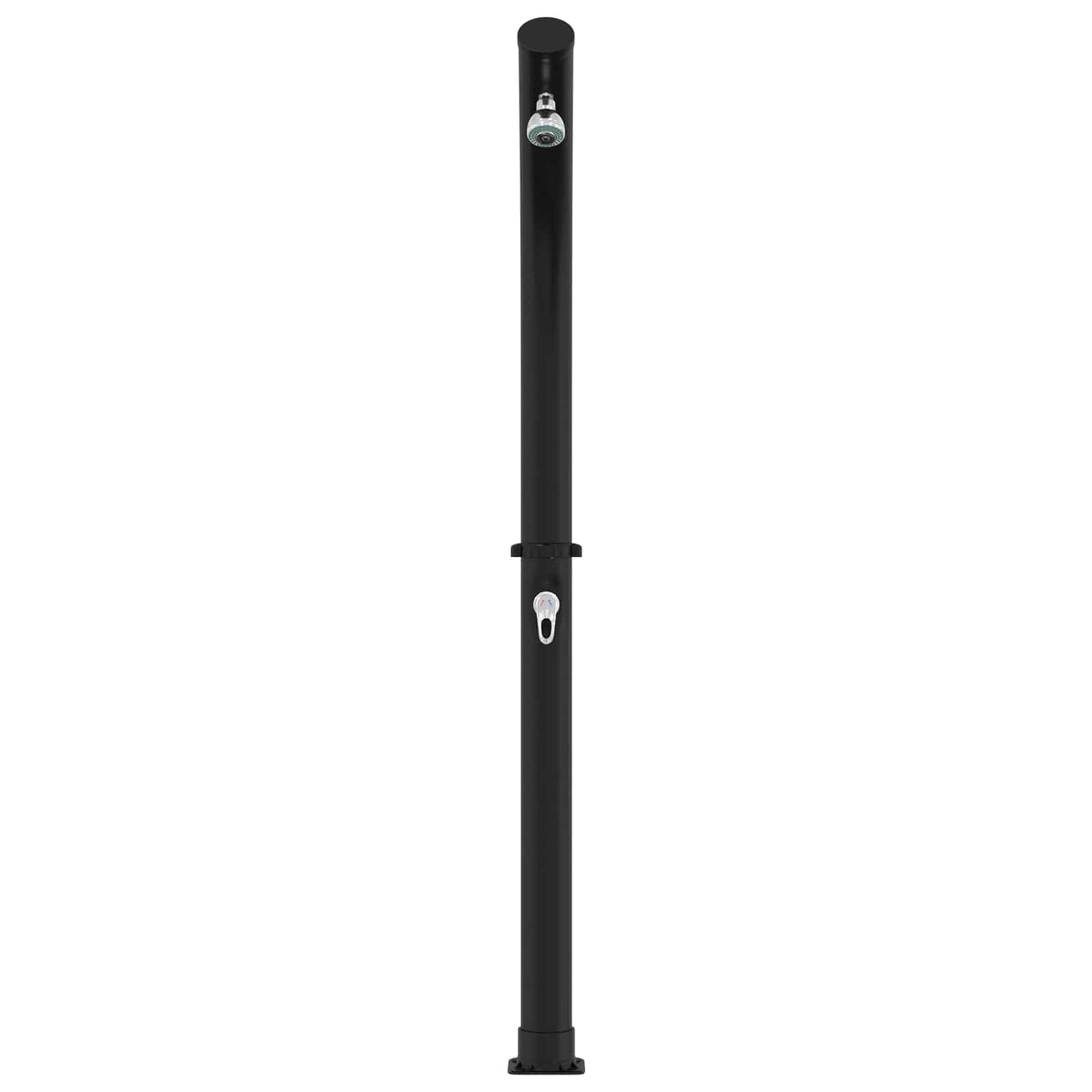 Solar Shower with Shower Head PVC, ABS, Zinc Alloy Black