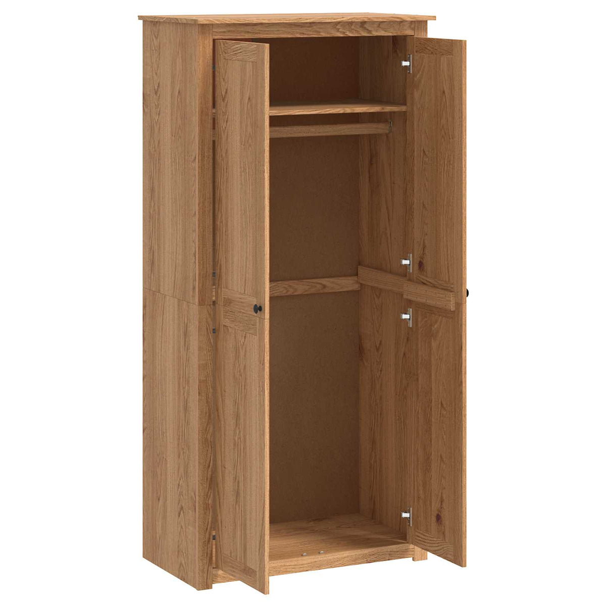 Wardrobe PANAMA Honey 88.5 x 50 x 185 cm Solid Pine Wood