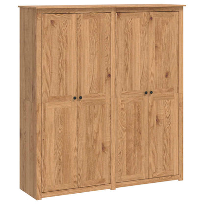 Wardrobe PANAMA Honey 169 x 50 x 185 cm Solid Pine Wood