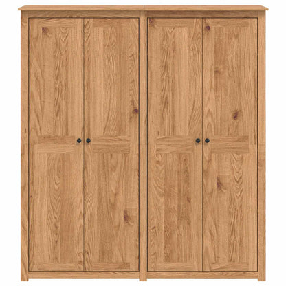 Wardrobe PANAMA Honey 169 x 50 x 185 cm Solid Pine Wood