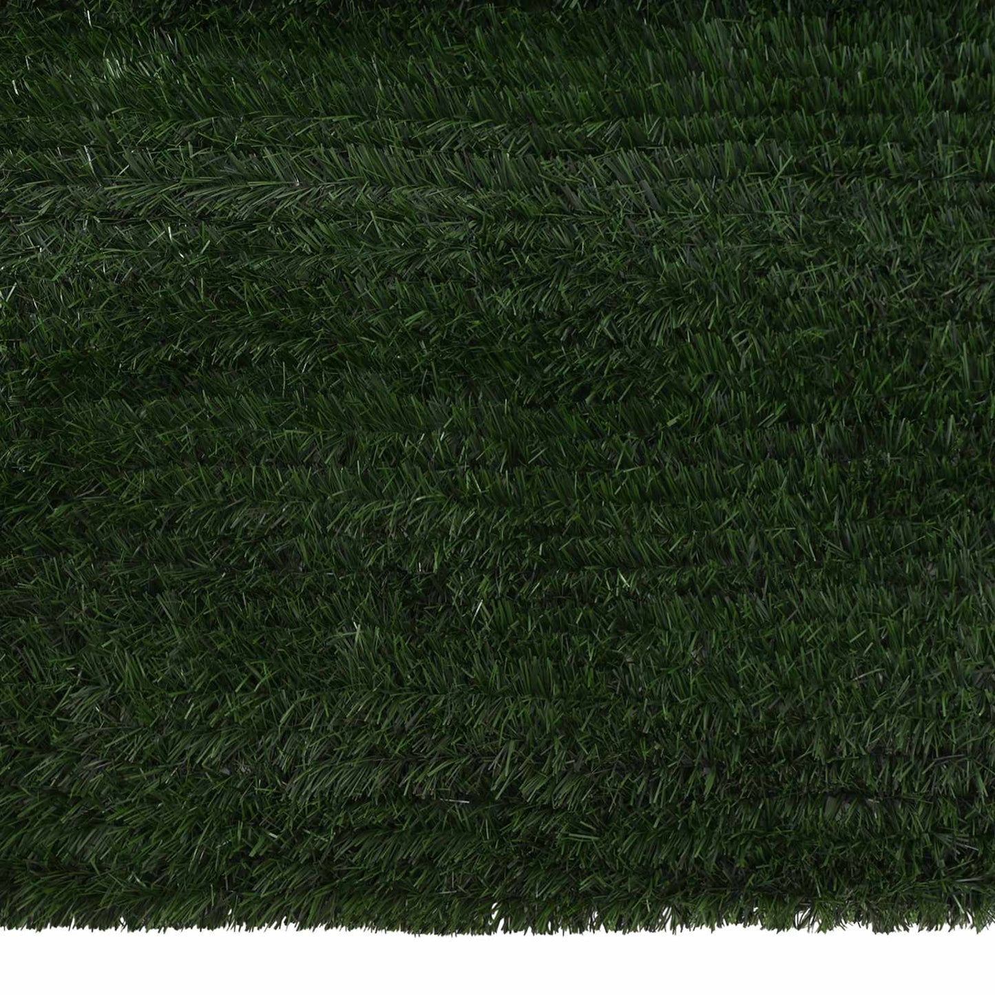 Artificial Fence Dark Green 1 x 3 m PVC and Steel