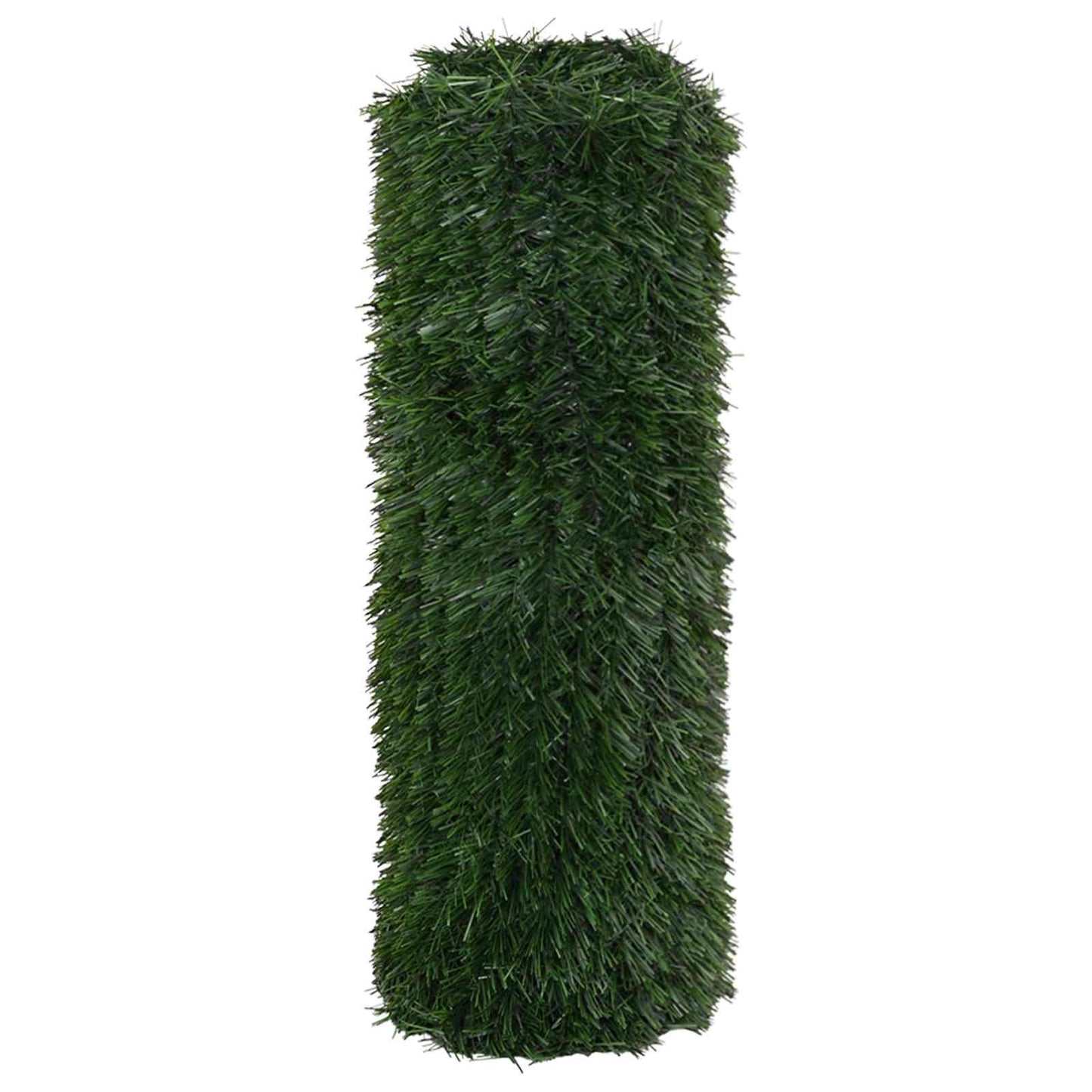Artificial Fence Dark Green 1 x 3 m PVC and Steel