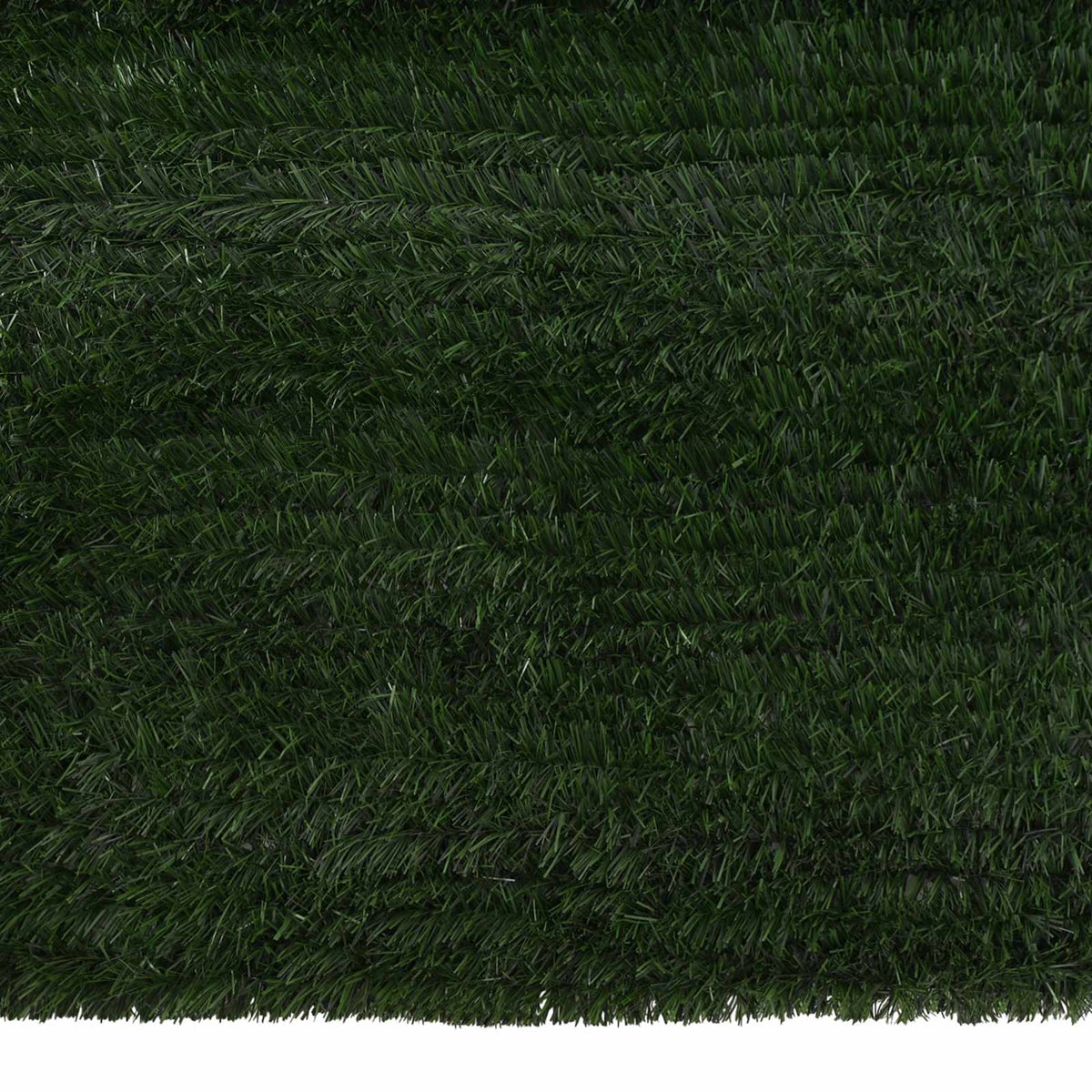 Artificial Fence Dark Green 1.5 x 4 m PVC and Steel