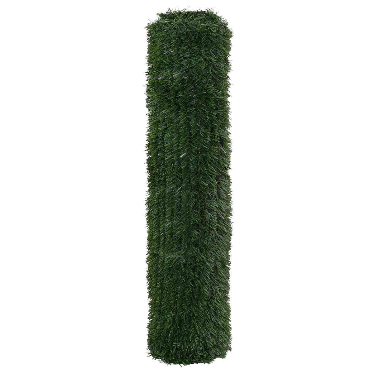 Artificial Fence Dark Green 1.5 x 4 m PVC and Steel