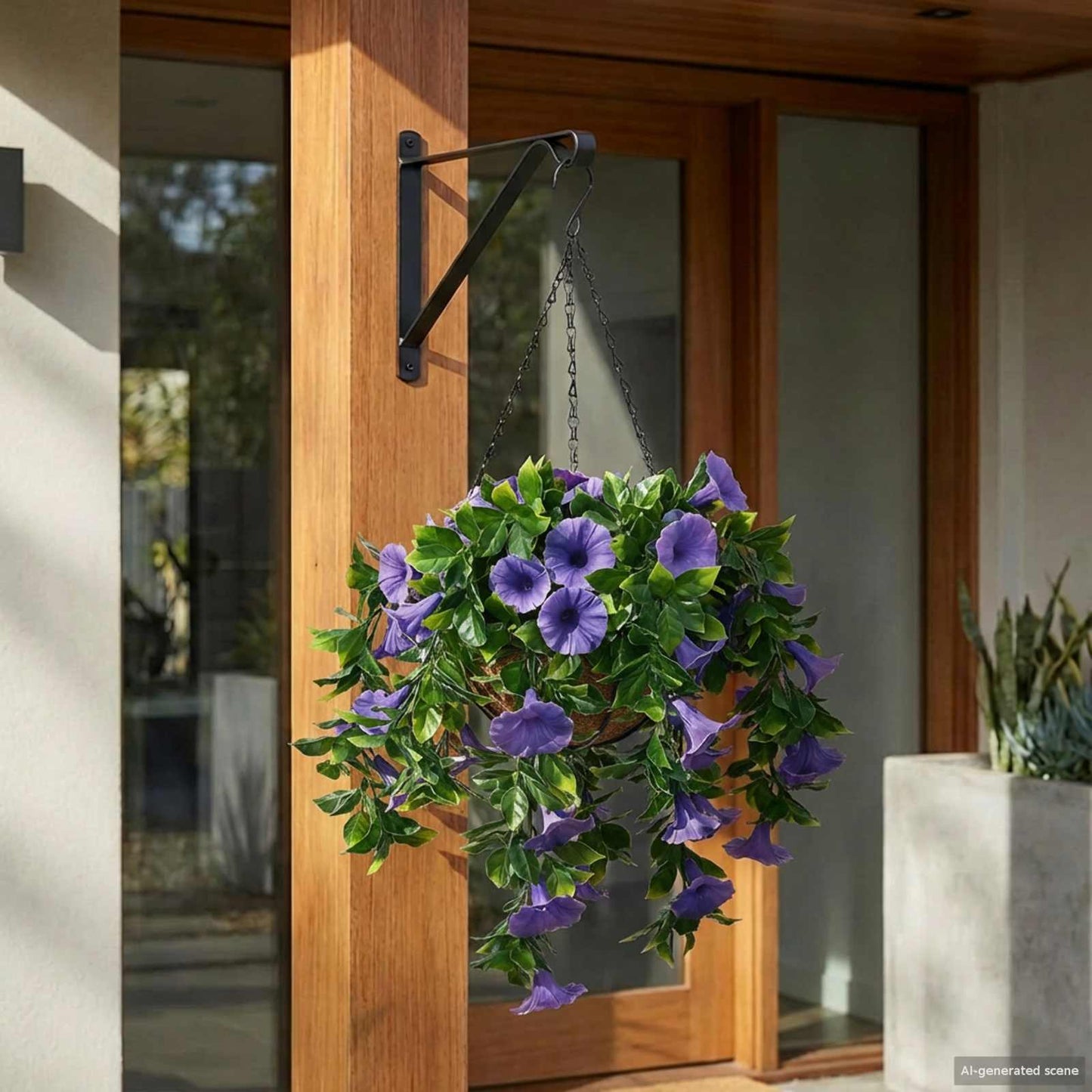 Artificial Flowers Purple 66 x 75 x 70 cm PE and Steel