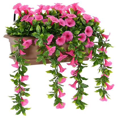 Artificial Flowers Purple Red 55 x 20 x 55 cm PE and Steel