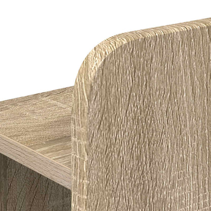Bed Frame with Storage Sonoma Oak 150 x 200 cm Engineered Wood