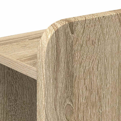 Bed Frame with Storage Sonoma Oak 80 x 200 cm Engineered Wood