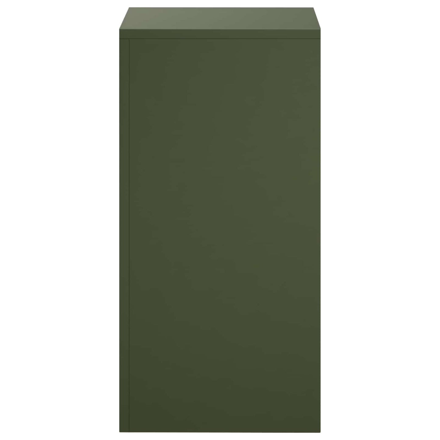 Plant Stand 2 pcs Olive Green 30 x 30 x 60 cm Steel