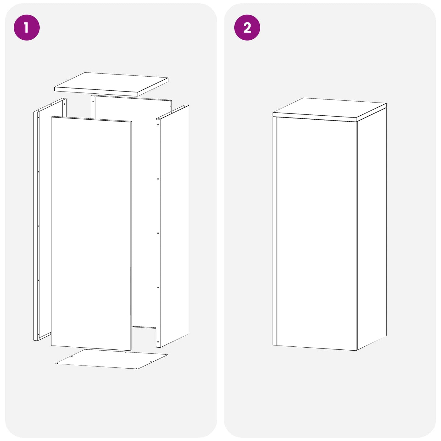 Plant Stand 2 pcs Anthracite 30 x 30 x 80 cm Galvanised Steel