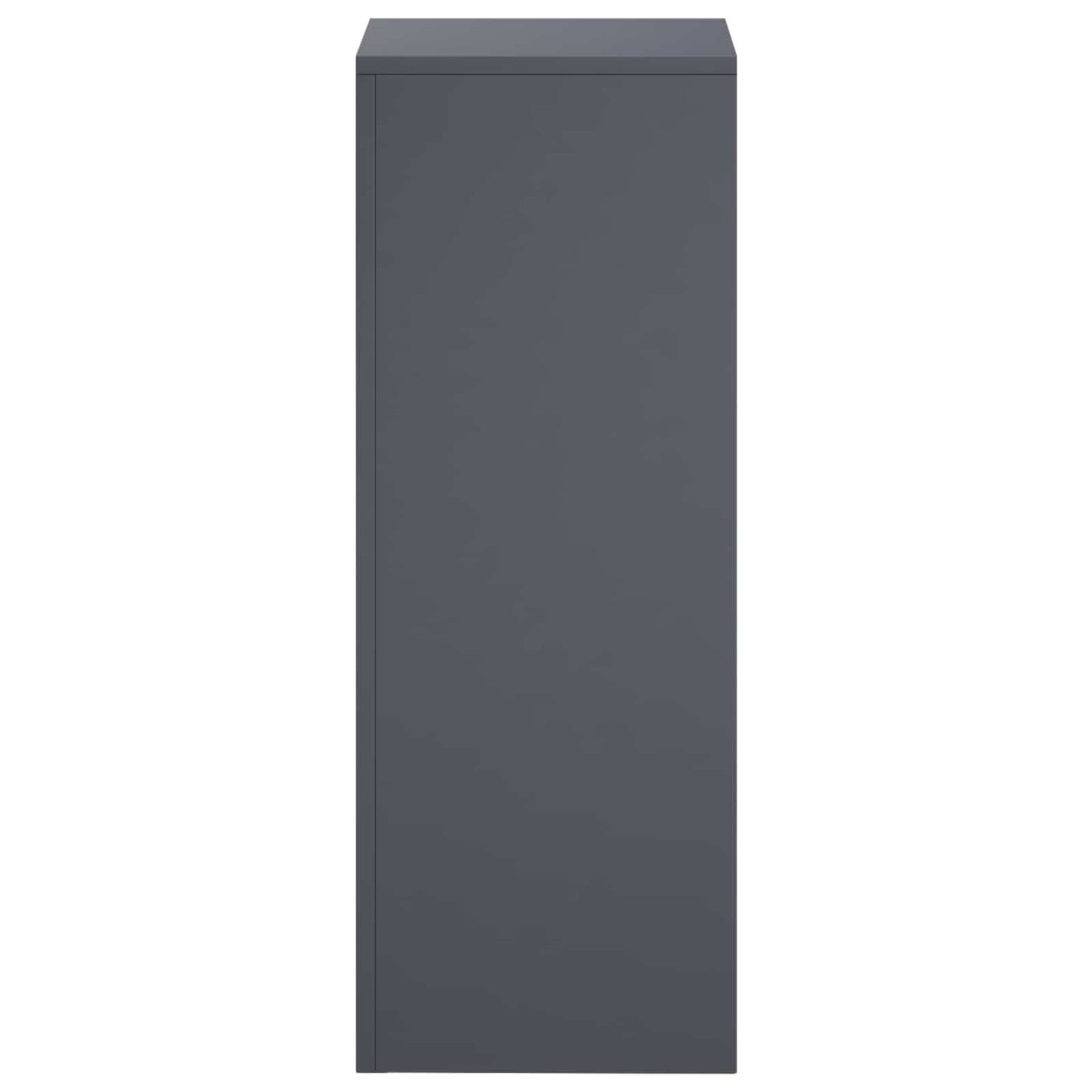 Plant Stand 2 pcs Anthracite 30 x 30 x 80 cm Galvanised Steel