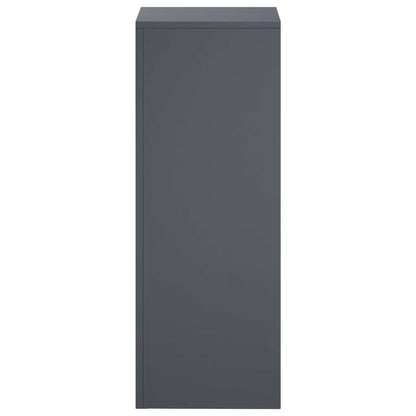 Plant Stand 2 pcs Anthracite 30 x 30 x 80 cm Galvanised Steel