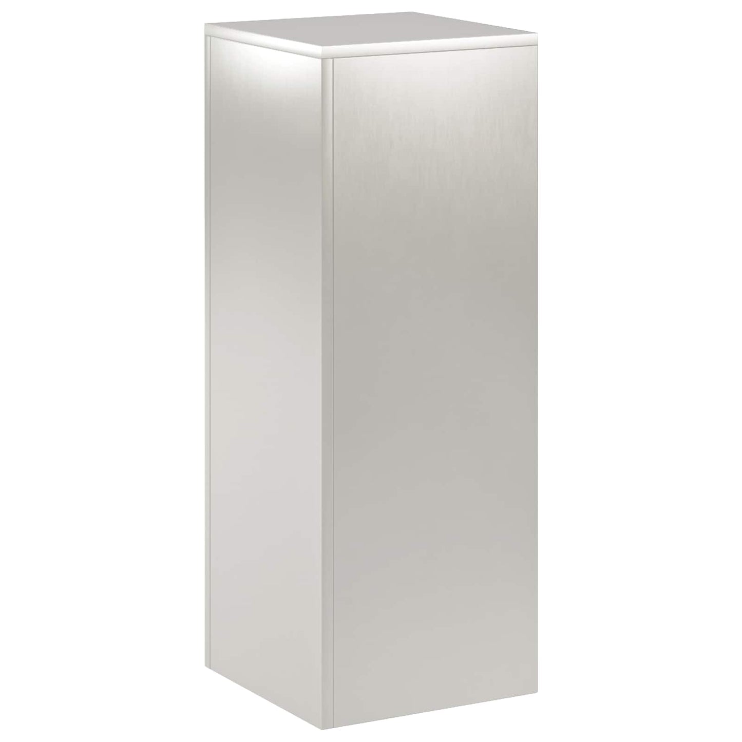 Plant Stand Silver 30 x 30 x 80 cm Steel