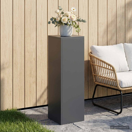 Plant Stand Anthracite 30 x 30 x 100 cm Stainless Steel