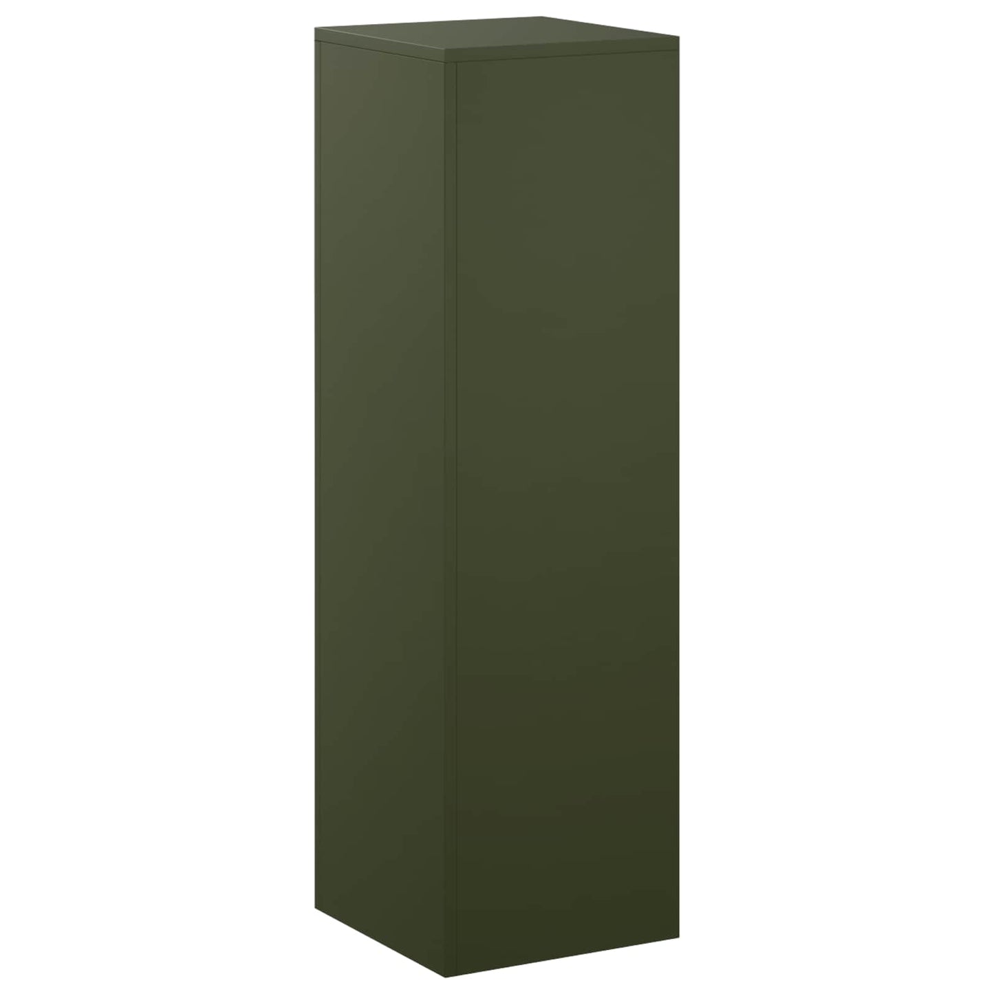 Plant Stand Olive Green 30 x 30 x 100 cm Weathering Steel