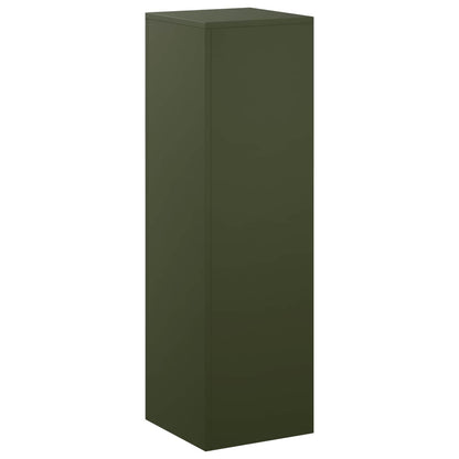 Plant Stand Olive Green 30 x 30 x 100 cm Weathering Steel