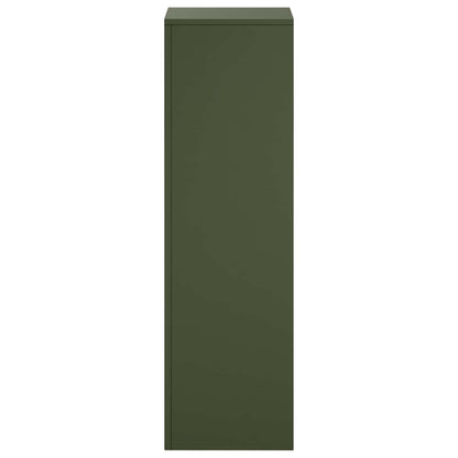 Plant Stand Olive Green 30 x 30 x 100 cm Weathering Steel