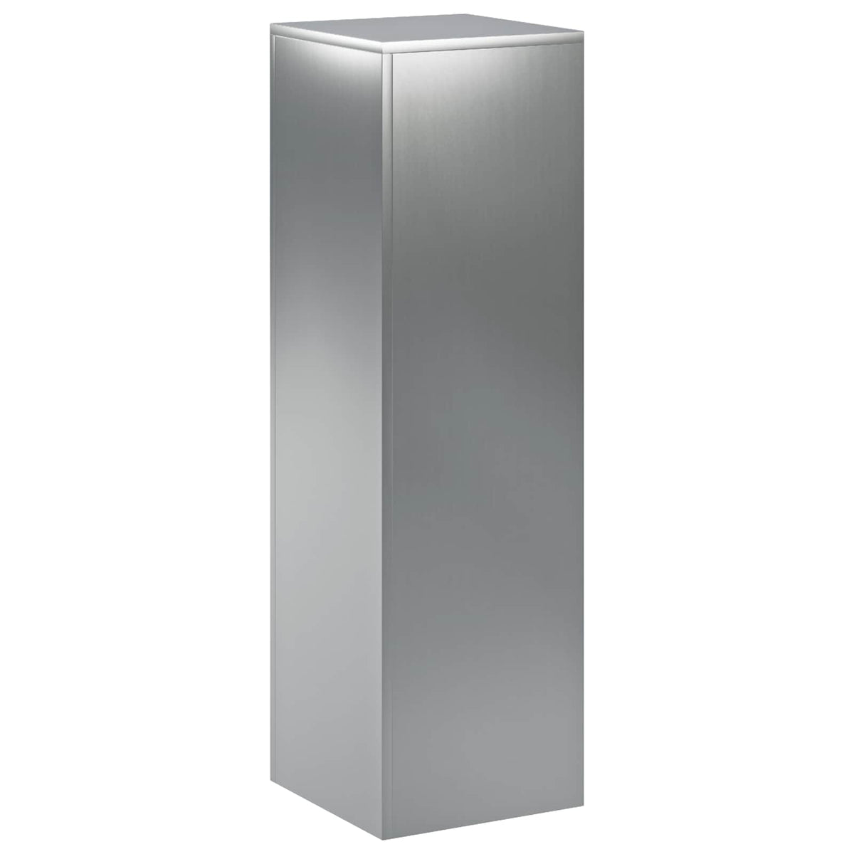 Plant Stand Silver 30 x 30 x 100 cm Steel