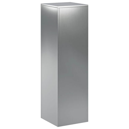 Plant Stand Silver 30 x 30 x 100 cm Steel