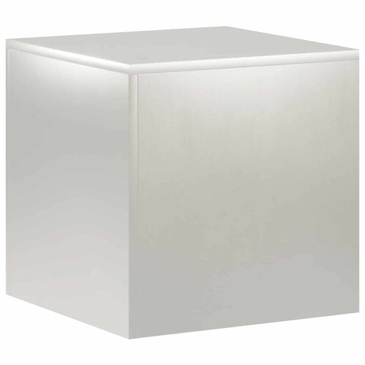 Plant Stand Silver 40 x 40 x 40 cm Steel