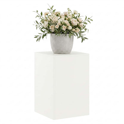Plant Stand White 40 x 40 x 60 cm Steel