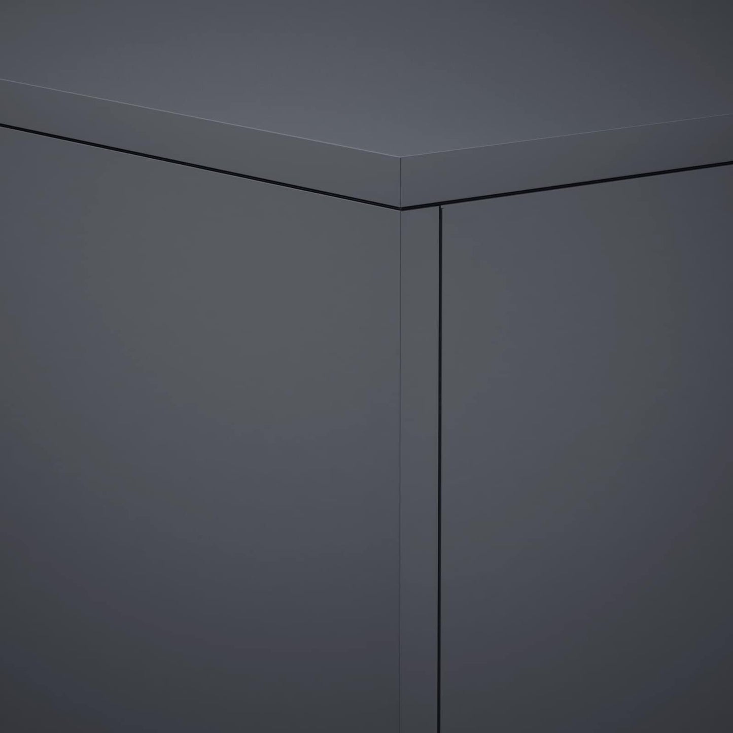 Plant Stand Anthracite 40 x 40 x 60 cm Stainless Steel