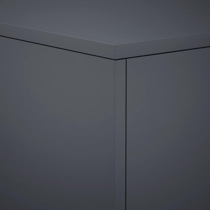 Plant Stand Anthracite 40 x 40 x 60 cm Stainless Steel