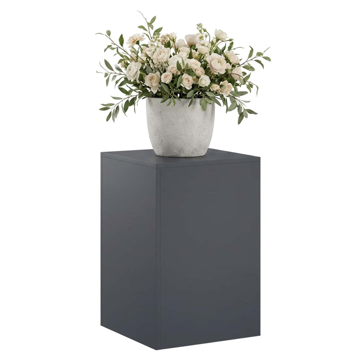 Plant Stand Anthracite 40 x 40 x 60 cm Stainless Steel