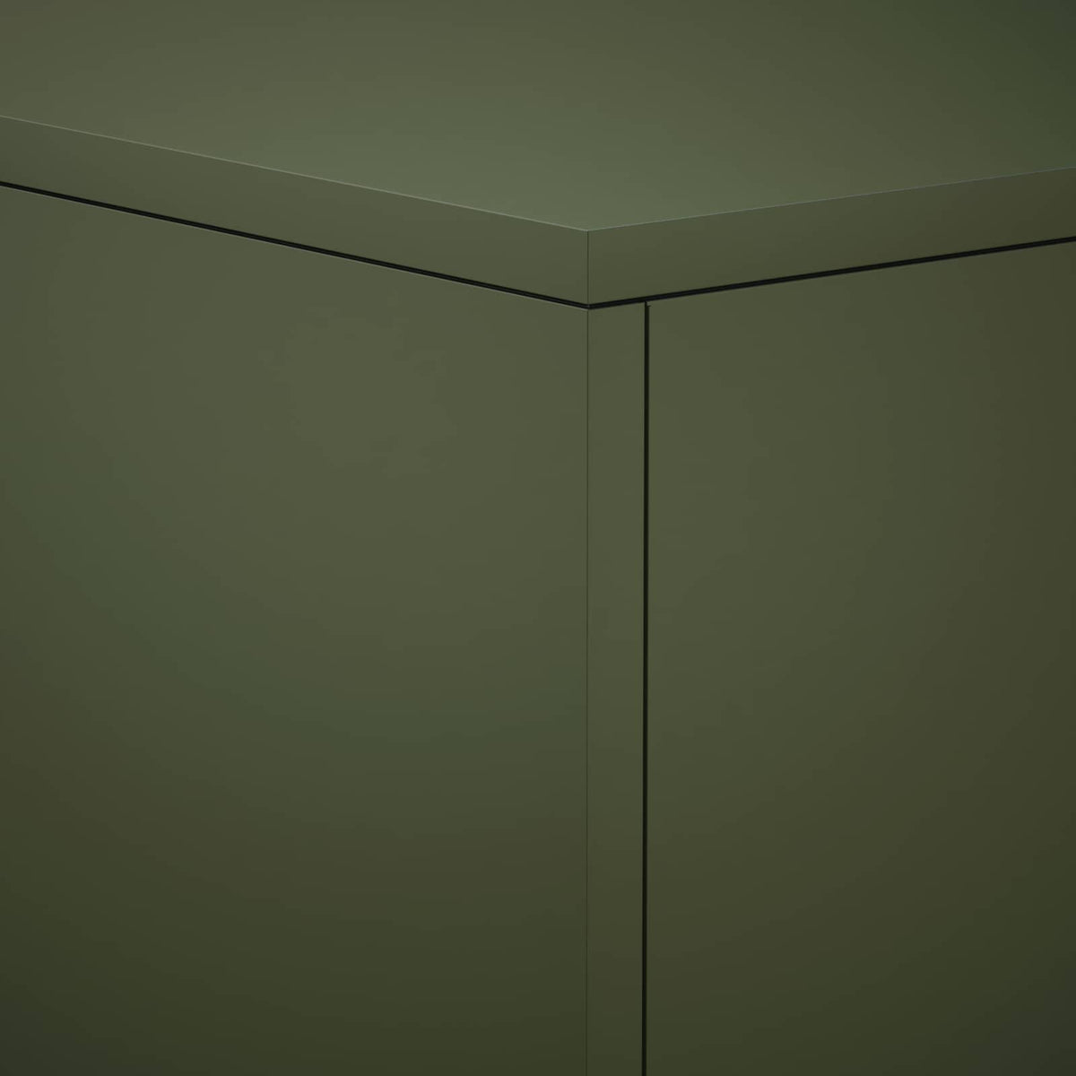 Plant Stand Olive Green 40 x 40 x 60 cm Weathering Steel