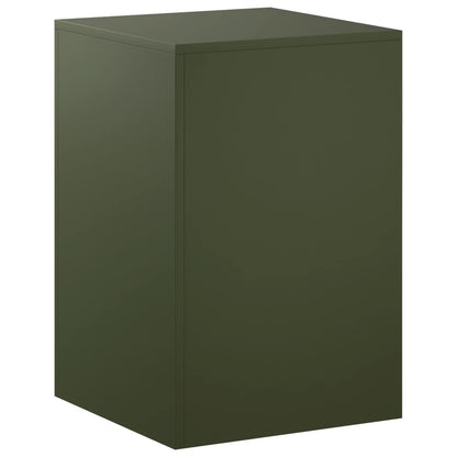 Plant Stand Olive Green 40 x 40 x 60 cm Weathering Steel