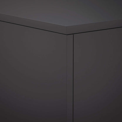 Plant Stand Black 40 x 40 x 80 cm Steel