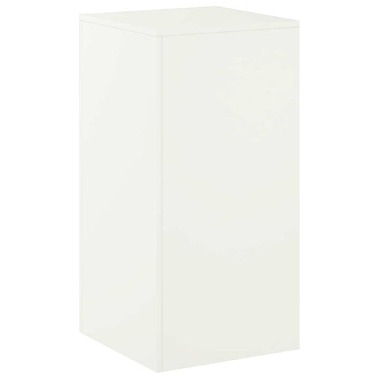 Plant Stand White 40 x 40 x 80 cm Steel