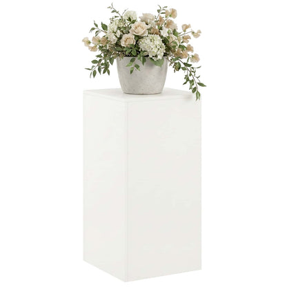 Plant Stand White 40 x 40 x 80 cm Steel