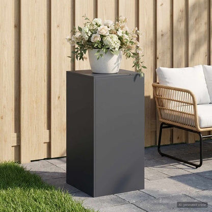 Plant Stand Anthracite 40 x 40 x 80 cm Stainless Steel