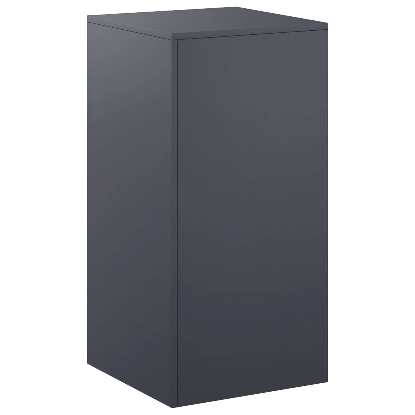 Plant Stand Anthracite 40 x 40 x 80 cm Stainless Steel