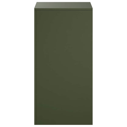 Plant Stand Olive Green 40 x 40 x 80 cm Weathering Steel